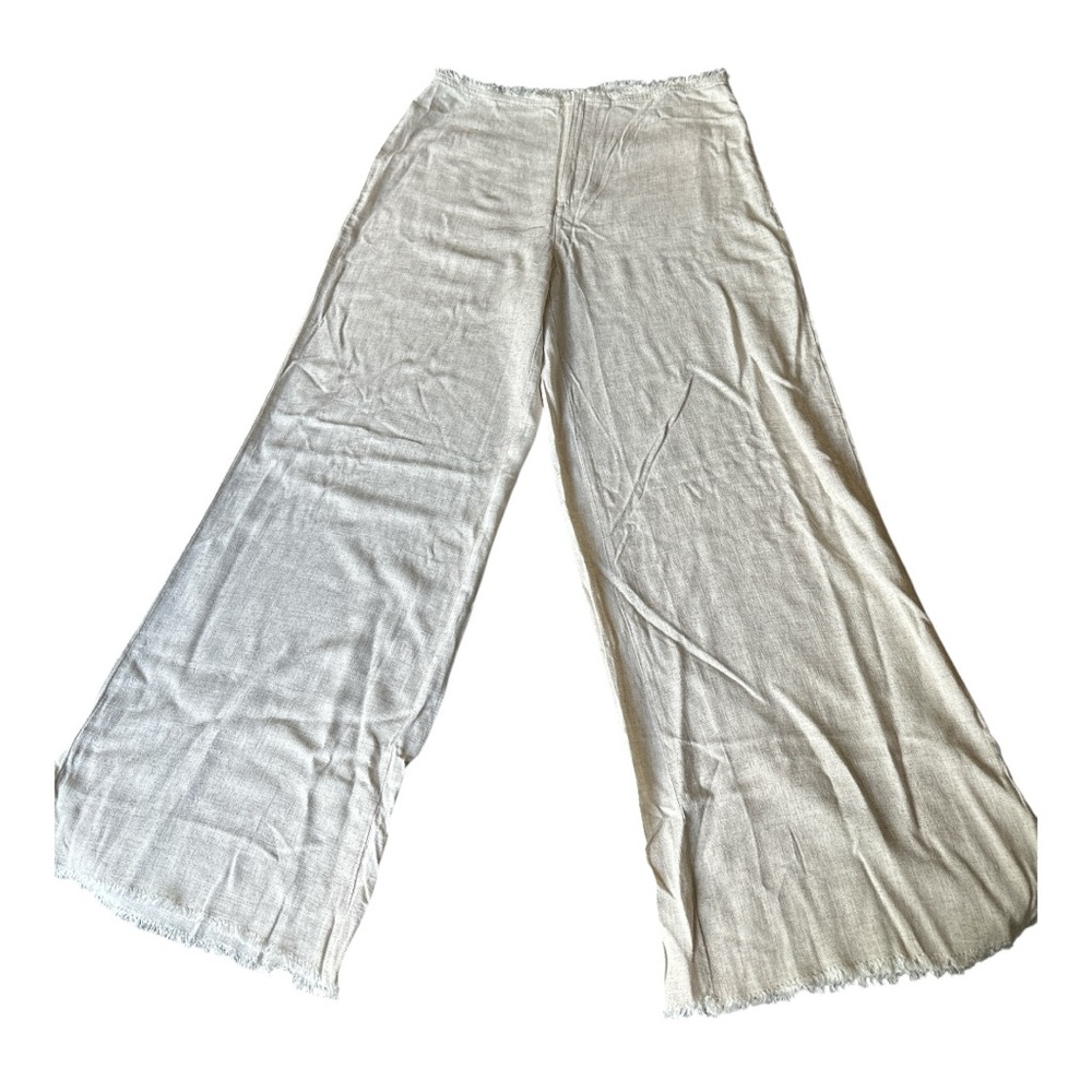 H&M Cream Wide Leg Pants